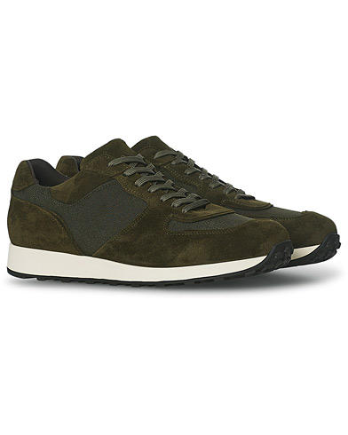 Miehet |  | Loake Lifestyle | Foster Suede Trainer Green