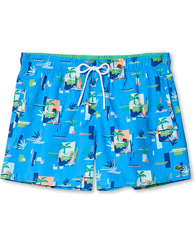 Mies | Uimahousut | Lacoste | Print Light Swimming Trunks Etehereal