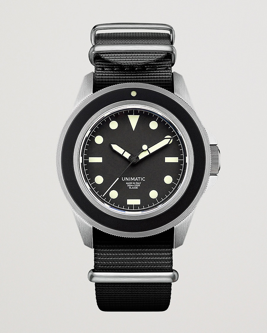 UNIMATIC Modello Uno Divers Watch – Musta