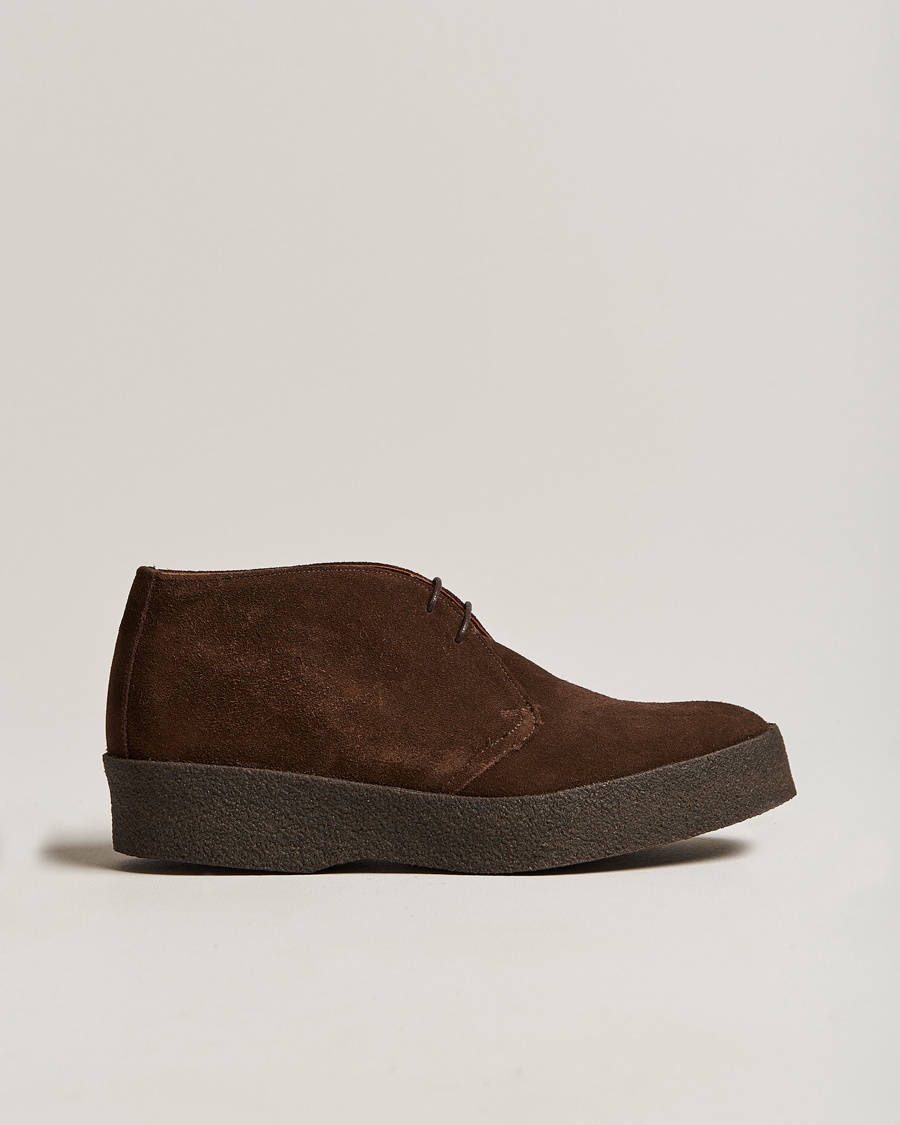 Sanders Joel Chukka Boot Chocolate Suede – Ruskea