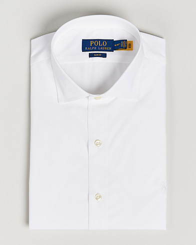 Mies |  | Polo Ralph Lauren | Slim Fit Poplin Cut Away Dress Shirt White