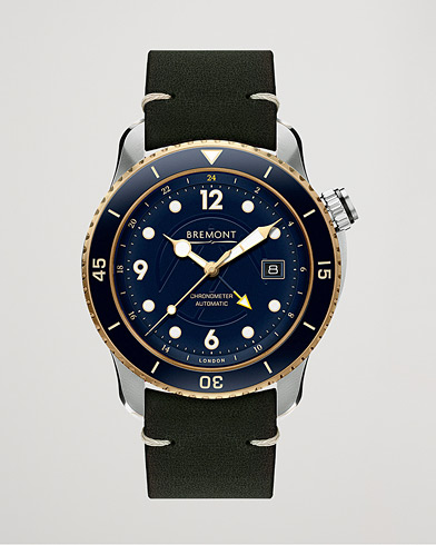 Nahkaranneke |  Project Possible Special Edition GMT 43mm Blue Dial