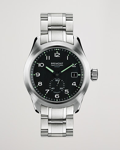 Mies | Fine watches | Bremont | Broadsword 40mm Steel Bracelet Black Dial