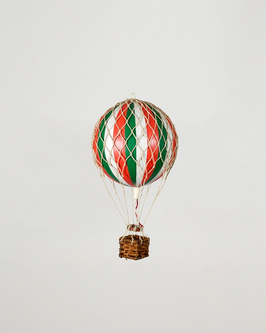 Authentic Models Floating In The Skies Balloon Green/Red/White – Punainen
