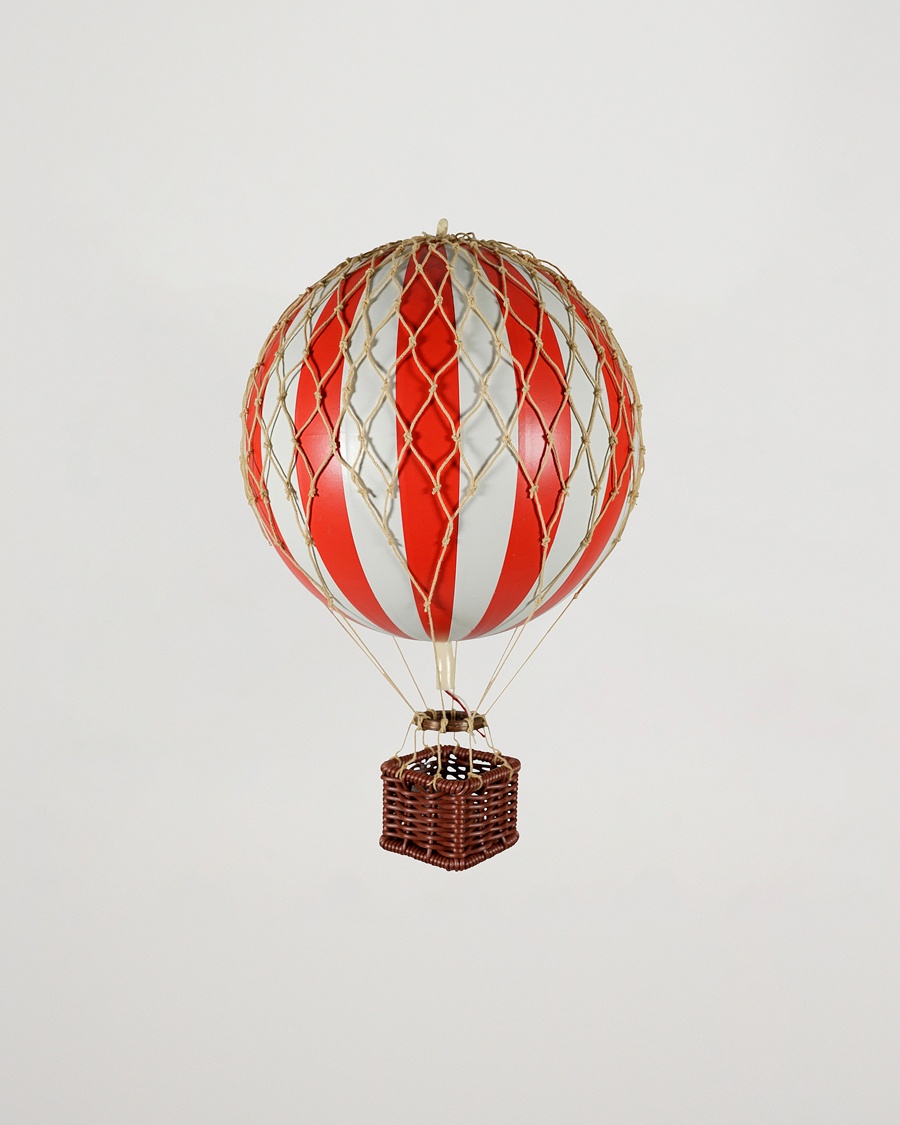 Authentic Models Travels Light Balloon Red/White – Punainen