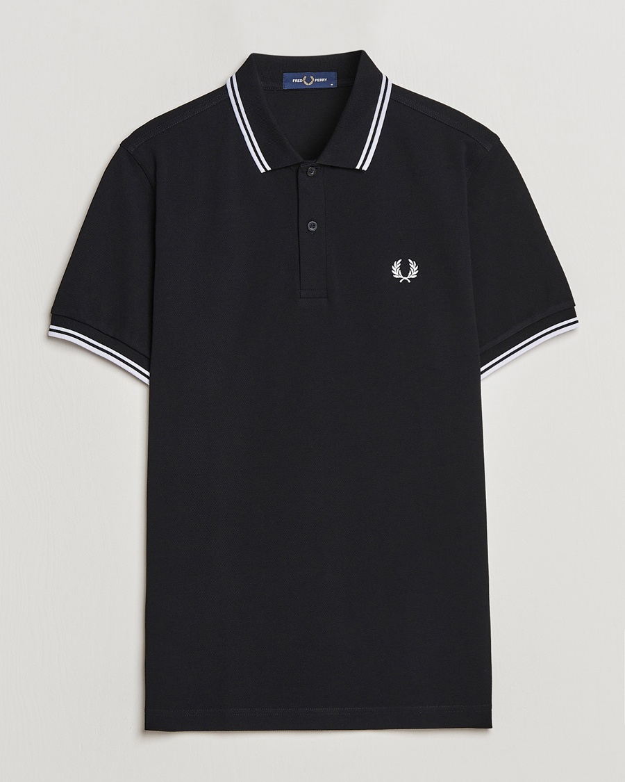 Fred Perry Twin Tipped Polo Shirt Black – Musta