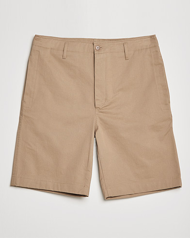 Miehet | Kesän valikoima | Filippa K | Flynn Cotton Shorts Dark Khaki