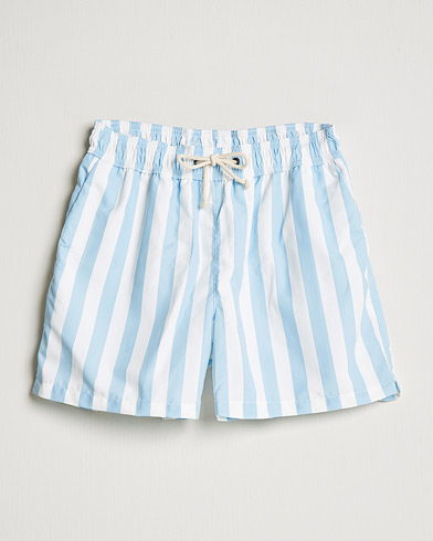 Mies |  | Ripa Ripa | Paraggi Striped Swimshorts Light Blue/White