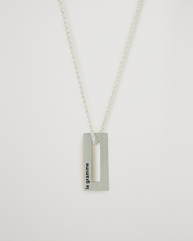 Mies |  | LE GRAMME | Rectangular Necklace Le 1.5 Sterling Silver