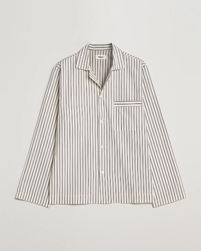 Mies | Tekla | Tekla | Poplin Pyjama Shirt Hopper Stripes