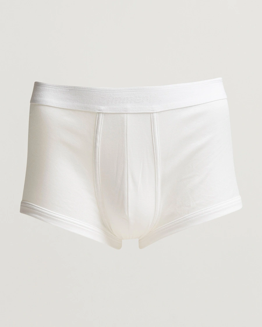 Zimmerli of Switzerland Mercerized Cotton Boxer Briefs White – Valkoinen