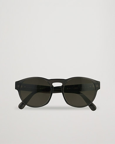Mies |  | Moncler Lunettes | ML0209 Polarized Sunglasses Shiny Black/Smoke