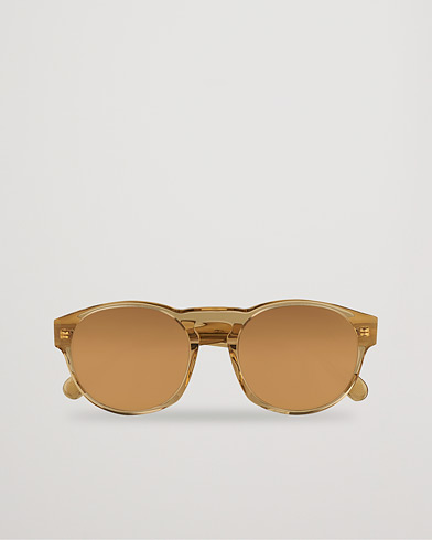 Miehet |  | Moncler Lunettes | ML0209 Polarized Sunglasses Shiny Beige/Brown