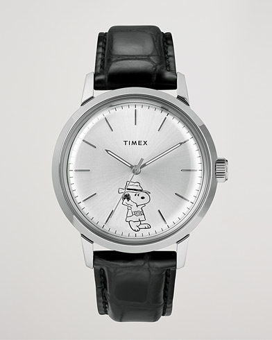Mies |  | Timex | Marlin Automatic Snoopy Secret Agent 40mm Black