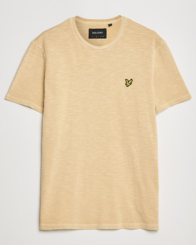 Mies | T-paidat | Lyle & Scott | Cotton Slub T-shirt Gold Haze