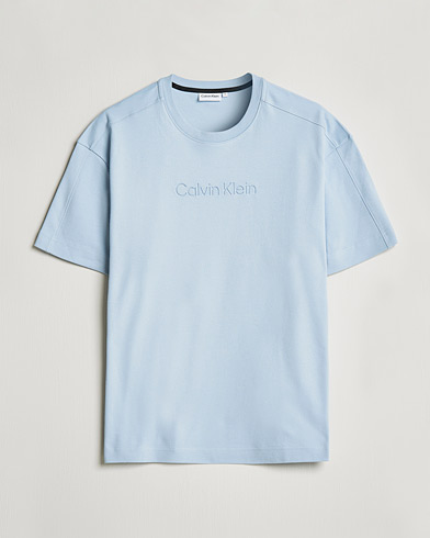 Mies | Calvin Klein | Calvin Klein | Debossed Logo Crew Neck Tee Bayshore Blue