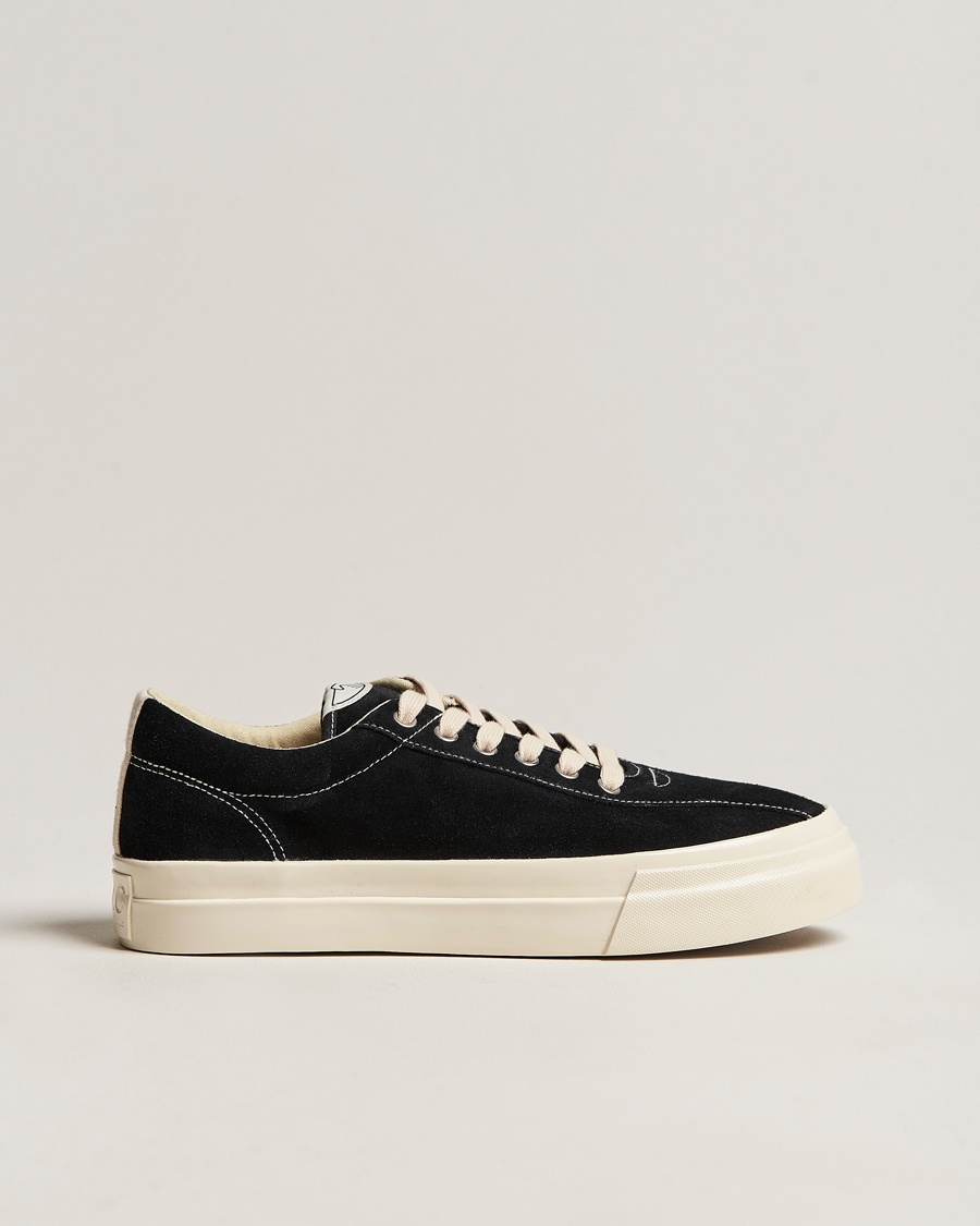 Stepney Workers Club Dellow Suede Sneaker Black/Ecru – Musta