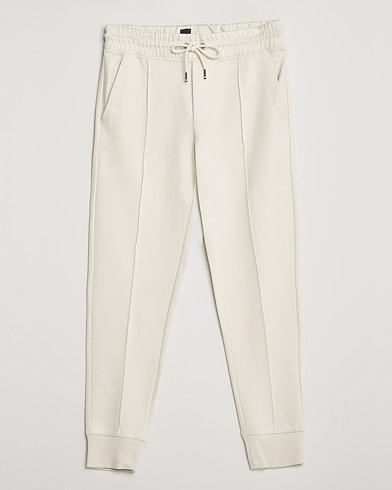 Mies | Rennot housut | BOSS | Tailored Schiller Jersey Trousers Open White