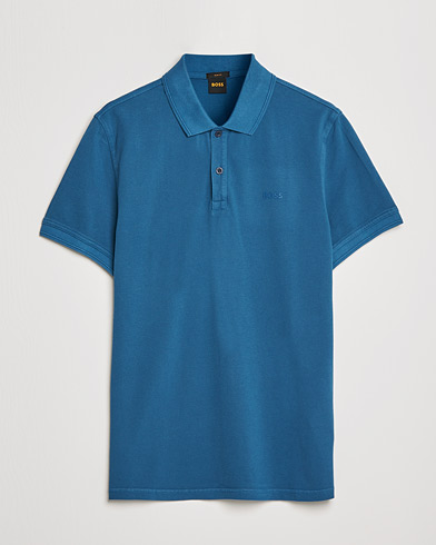 Mies |  | BOSS Casual | Prime Logo Polo Medium Blue