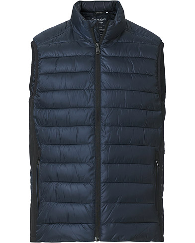 Mies | Takit | Calvin Klein | Recycled Side Logo Down Vest Navy