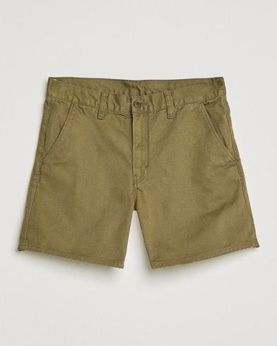Mies | Chino-shortsit | Nudie Jeans | Luke Worker Shorts Faded Green