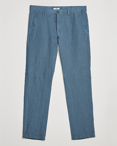 Mies |  | NN07 | Karl Linen Trousers Dust Blue