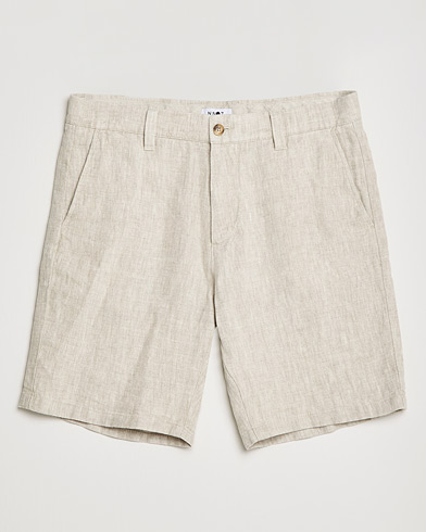 Mies |  | NN07 | Crown Linen Shorts Oat