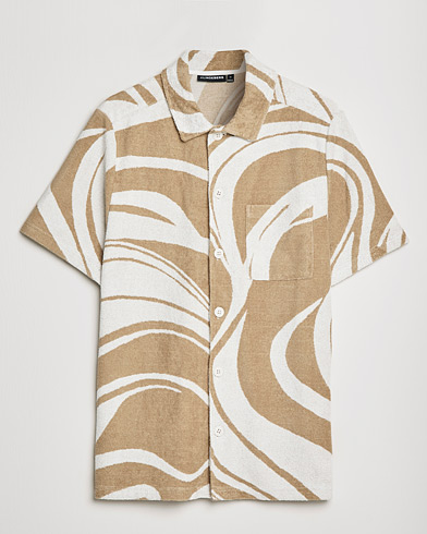 Mies |  | J.Lindeberg | BillyToweling Jacquard Shirt Safari Beige