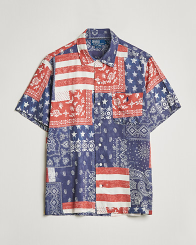Mies | Alennusmyynti vaatteet | Polo Ralph Lauren | Printed Short Sleeve Resort Collar Shirt Multi