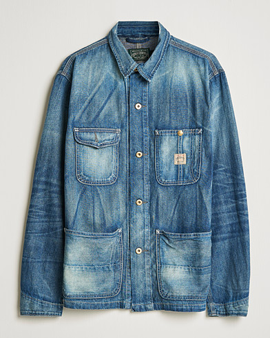 Mies | Preppy AuthenticGAMMAL | Polo Ralph Lauren | Unlined Denim Shirt Jacket Blue
