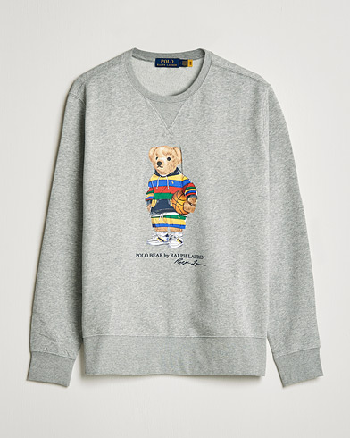 Mies | Alennusmyynti vaatteet | Polo Ralph Lauren | Printed Active Bear Crew Neck Sweatshirt Andover Heather