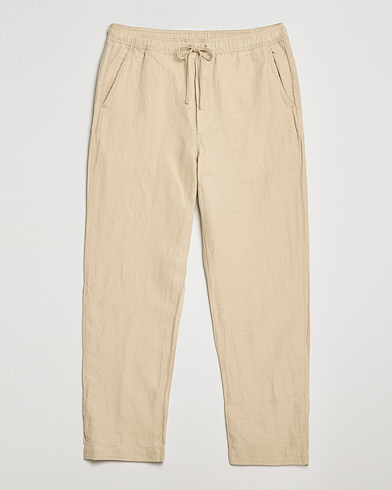 Mies | Alennusmyynti vaatteet | Polo Ralph Lauren | Linen/Silk Drawstring Trousers Tallow Cream