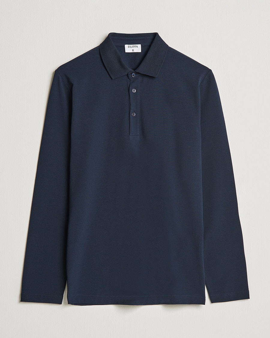 Filippa K Luke Lycra Poloshirt Navy – Sininen