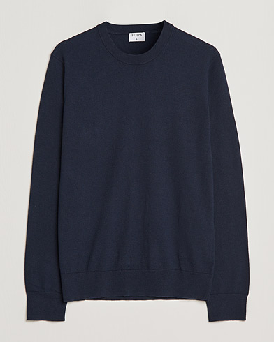 Mies | Filippa K | Filippa K | Cotton Merino Basic Sweater Navy