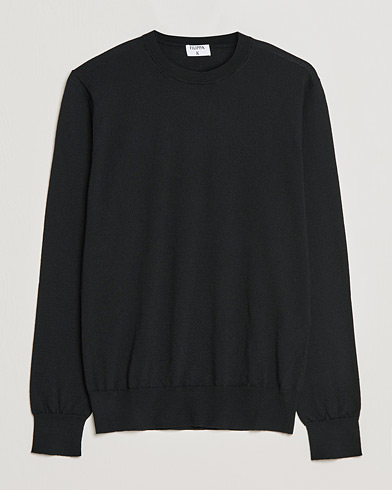 Mies | Filippa K | Filippa K | Merino Round Neck Sweater Black