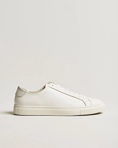 Mies | Matalavartiset tennarit | Filippa K | Morgan Leather Sneaker White