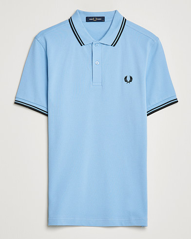 Mies |  | Fred Perry | Twin Tip Polo Sky Blue Black