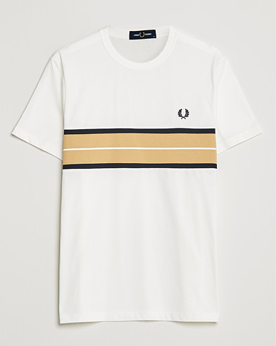 Mies |  | Fred Perry | Tram Line Pannel Tee Snow White