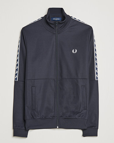 Mies |  | Fred Perry | Pannel Taped Track Jacket Navy