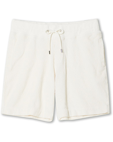 Mies | Best of British | Orlebar Brown | Afador DN Towelling Racked Shorts White Sand