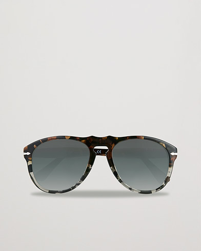 Persol 0PO0649 Sunglasses Brown/Grey Tortoise