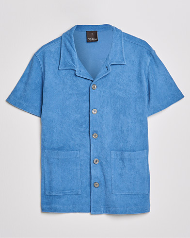 Mies | Alennusmyynti vaatteet | Oscar Jacobson | Alwin Terry Short Sleeve Safari Polo Blue