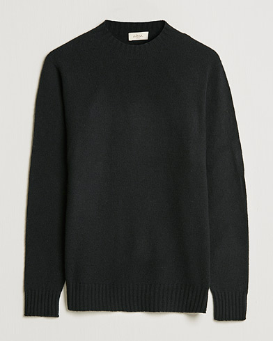Mies | O-aukkoiset neulepuserot | Altea | Wool/Cashmere Crew Neck Sweater Black