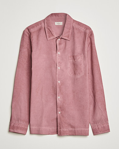 Mies | Kauluspaidat | Altea | Garment Dyed Shirt Antique Pink