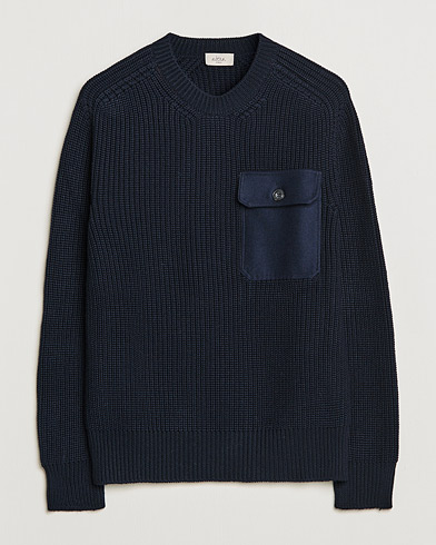 Mies | Kanta-asiakastarjous | Altea | Fisherman Pocket Sweater Navy