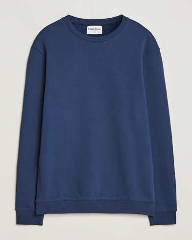Mies | Collegepuserot | Bread & Boxers | Loungewear Sweatshirt Navy Blue