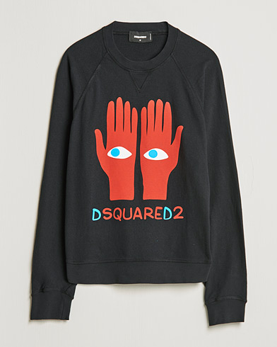 Mies |  | Dsquared2 | Eyes On Hand Sweatshirt Black