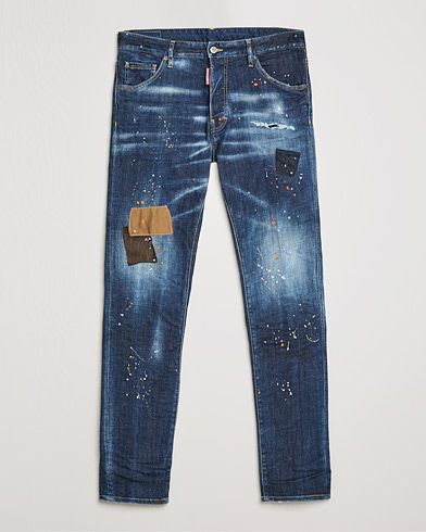 Mies | Slim fit | Dsquared2 | Cool Guy Patch Jeans Blue Wash