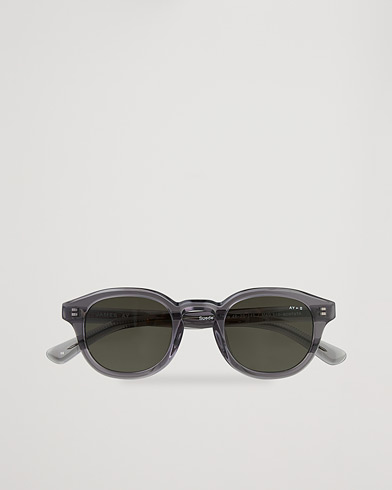 Mies | D-malliset aurinkolasit | James Ay | Suede Sunglasses Transparent Grey