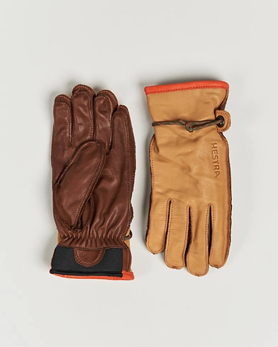 Mies | Käsineet | Hestra | Wakayama Leather Ski Glove Cognac/Brown